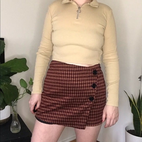 plaid skort 🍁🍂 - Picture 3 of 4